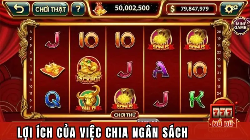 Lợi ích của việc chia ngân sách nổ hũ theo phiên