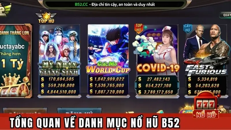 Tổng quan về danh mục nổ hũ B52 đang gây bão